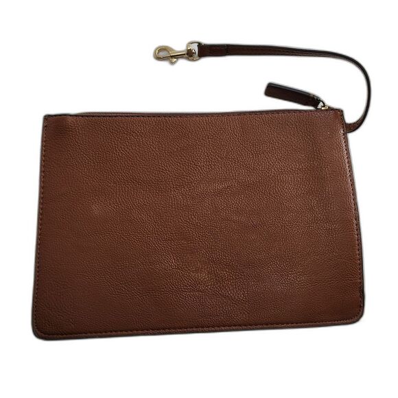 Calvin Klein Brown Wristlet Wallet Clutch Bag - Picture 2 of 4